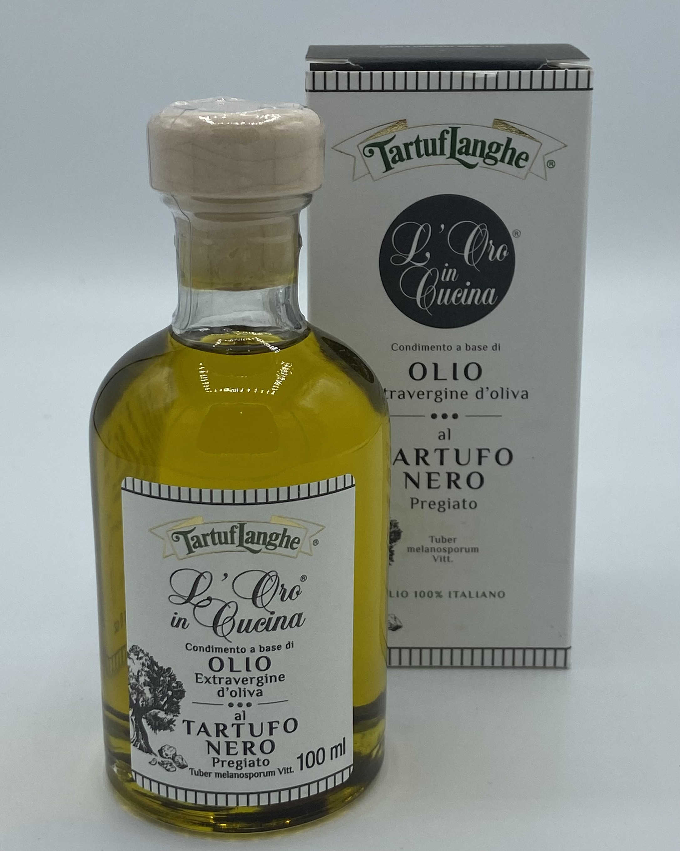 Tartuflanghe Huile d'Olive Vierge Extra à la Truffe Noire, 100 ml